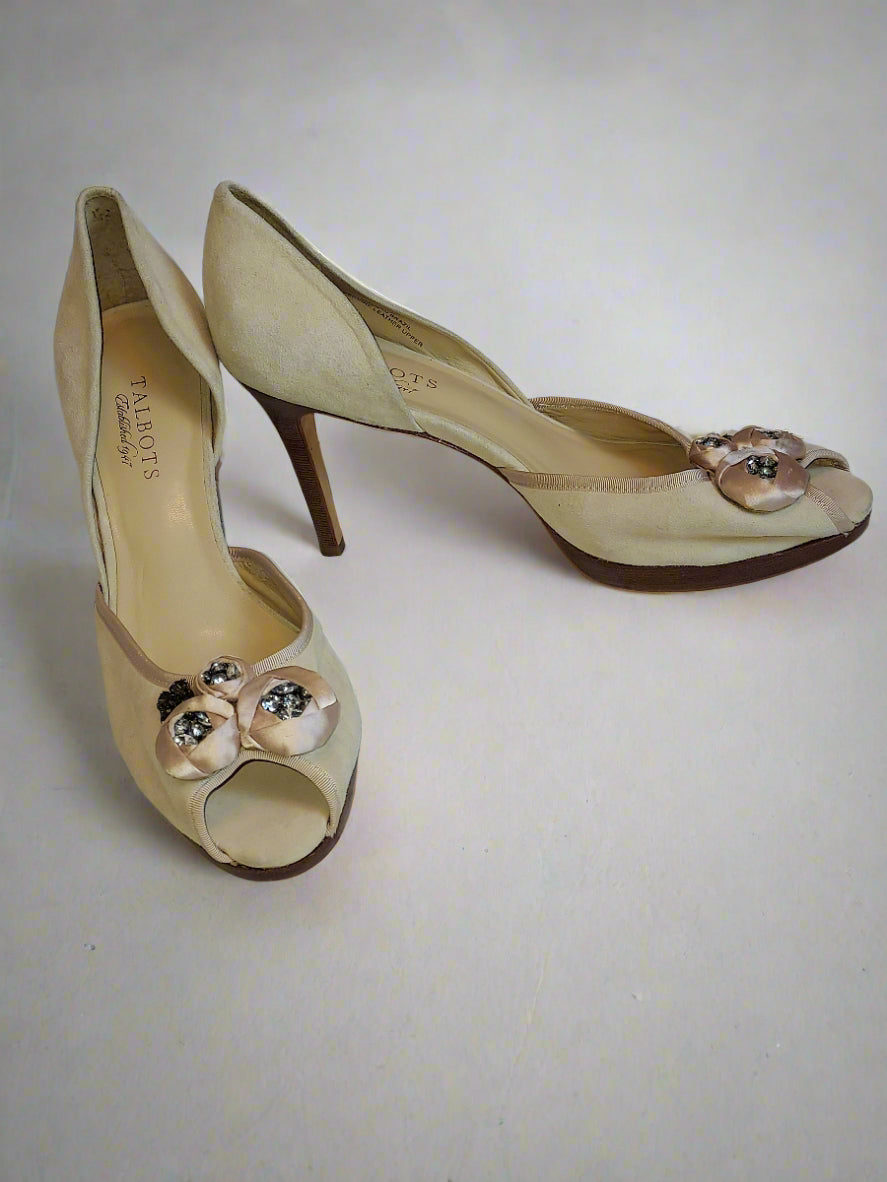 Talbots Suede Heels - Size 9.5 Talbots Suede Heels - Size 9.5