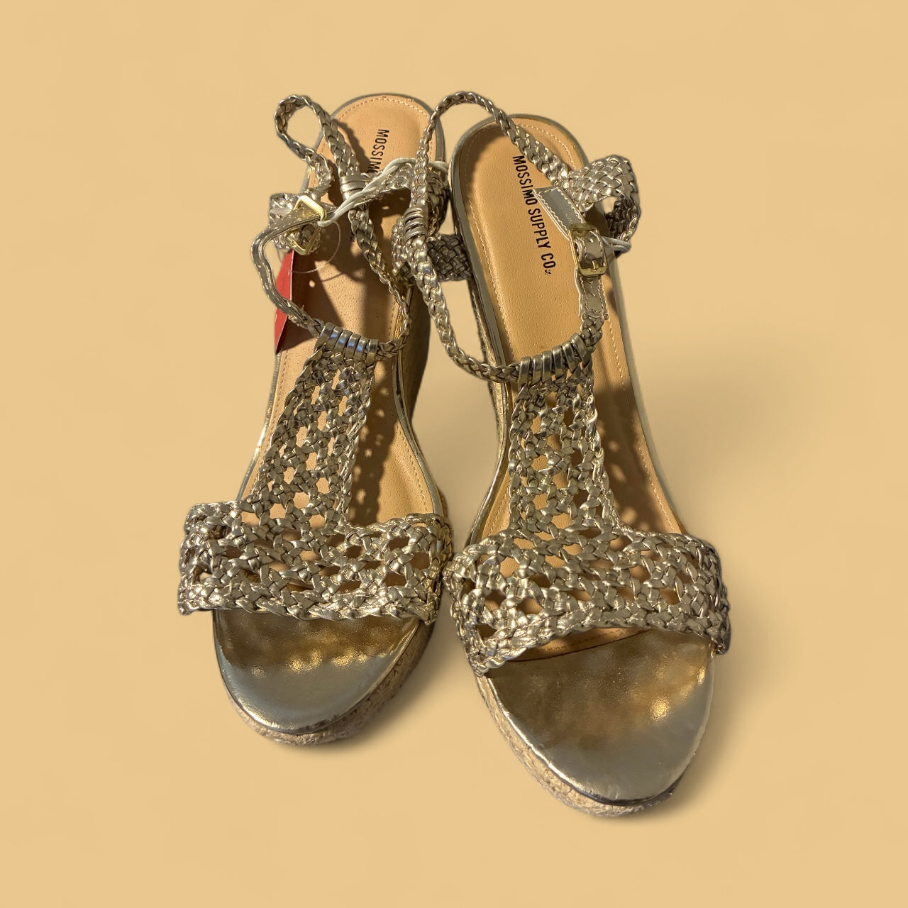 Mossimo Gold Wedge Shoes - Size 11 Mossimo Gold Wedge Shoes - Size 11