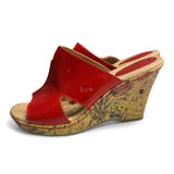 Born Concept Leather Wedge Shoe - Size 8