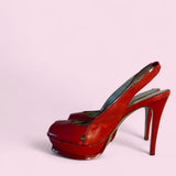 BeBe Red Hot Stilettos - Size 7