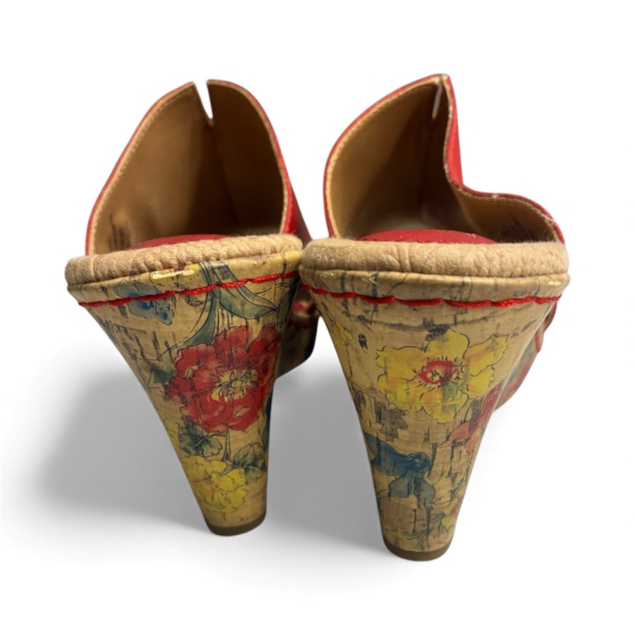 Born Concept Leather Wedge Shoe - Size 8