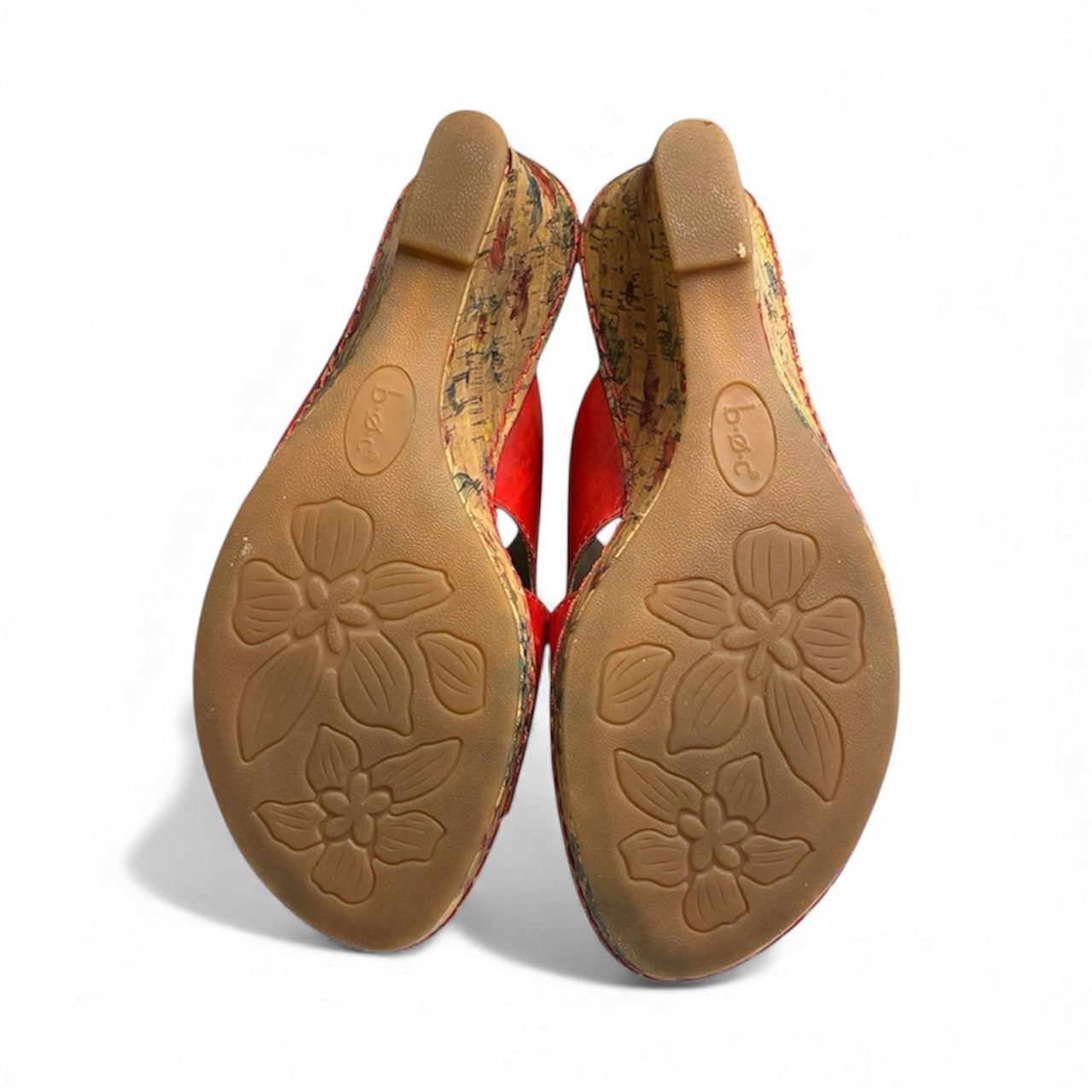 Born Concept Leather Wedge Shoe - Size 8