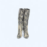 Nine West Snake Print Boots – Size 5.5